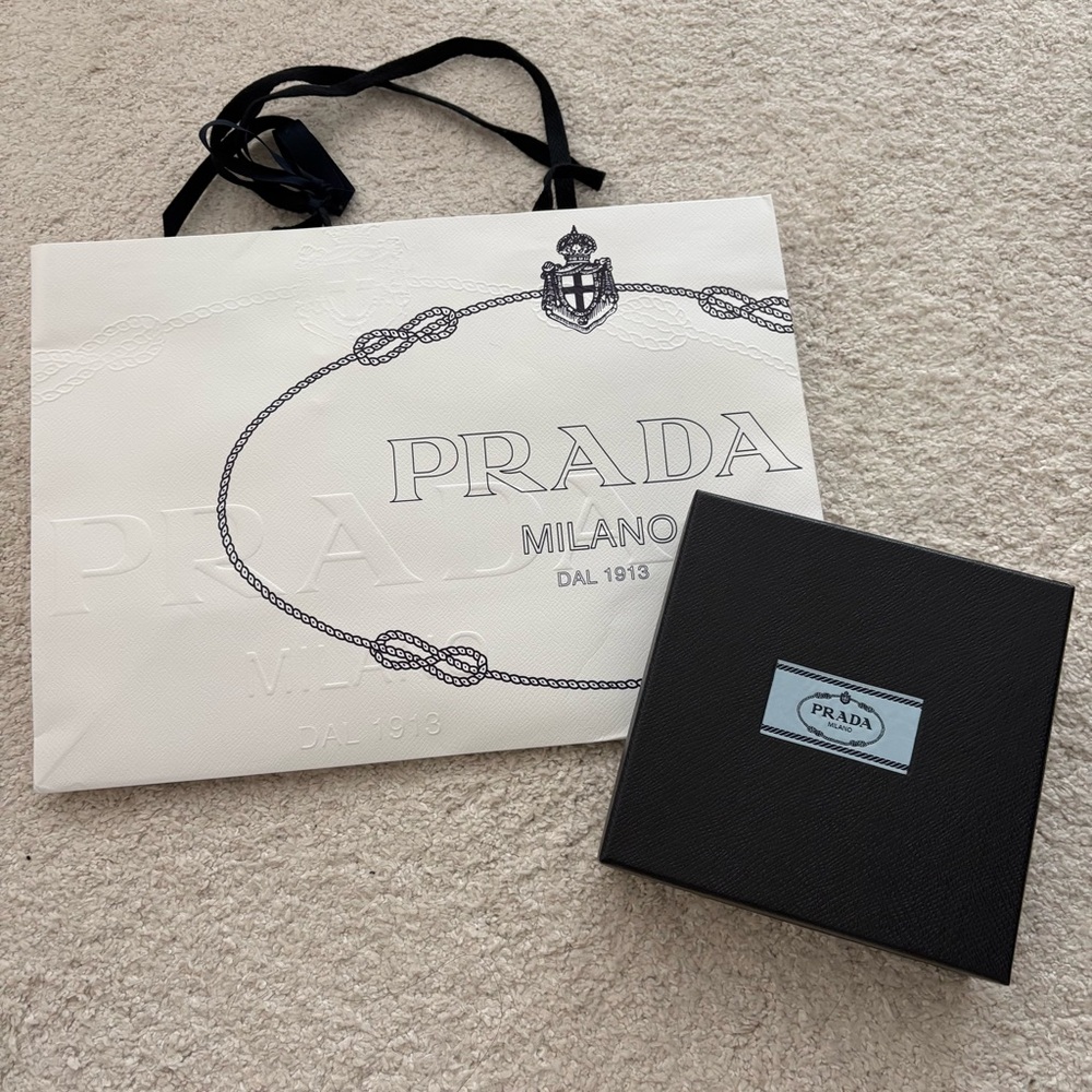 Prada Black and White Closet Accessories